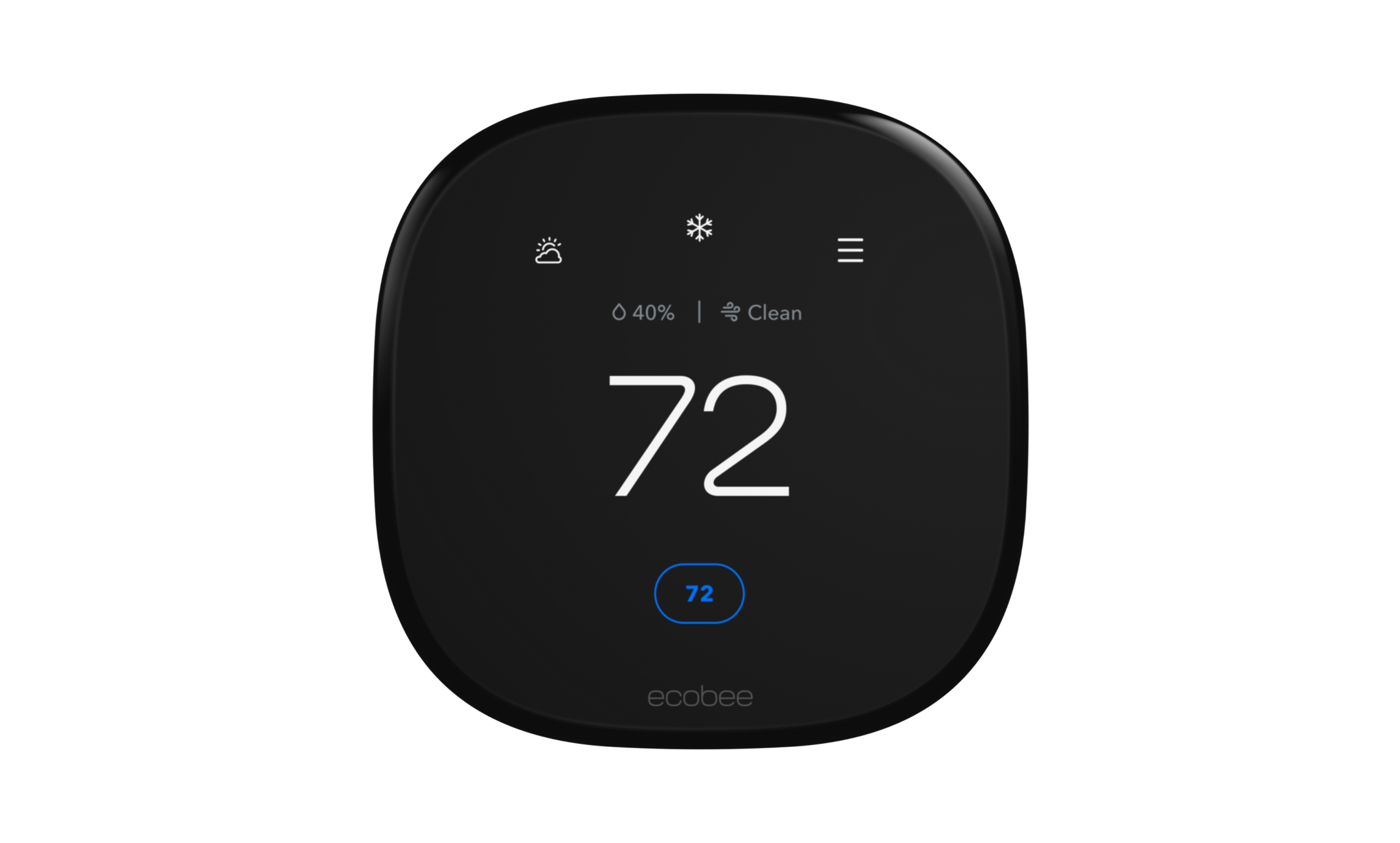 ecobee SmartThermostat Premium - premium smart thermostat with built-in Alexa and air quality monitor