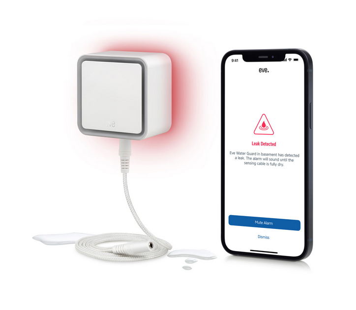 Eve Water Guard Matter Thread water leak detector